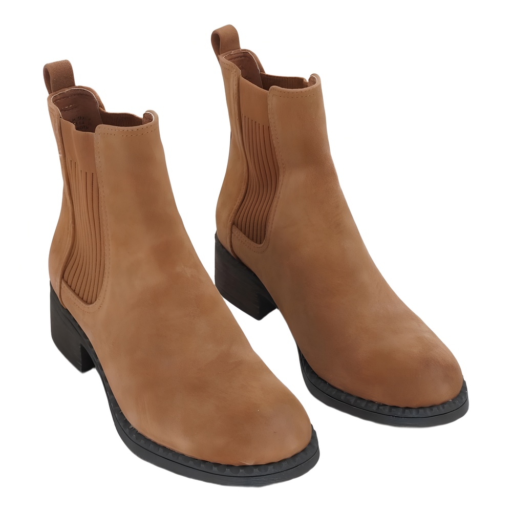 Gentle Souls by Kenneth Cole Women's Best Elastic Ankle Boot Luggage Size 6.5